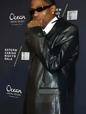 Travis Scott REFORM Alliance Casino Night Event Black Blazer