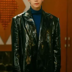 Typhoon Family Lee Jun-ho Leather Trench Coat