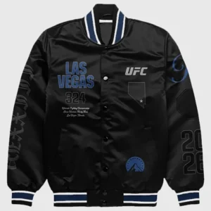 UFC 324 Las Vegas Bomber Jacket Front Look
