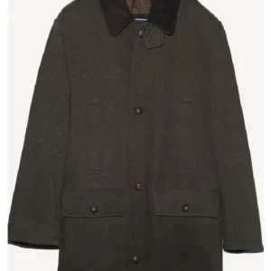 Under Salt Marsh Jonathan Pryce Wool Coat
