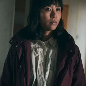 Under Salt Marsh Naomi Yang Maroon Coat