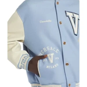 Versace Blue Varsity Jacket