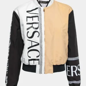 Versace Tricolor Logo Bomber Jacket