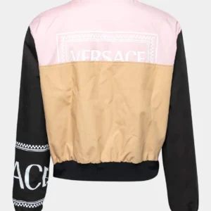 Versace Tricolor Logo Bomber Jacket