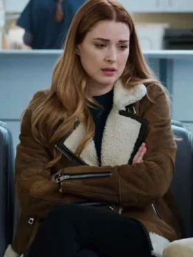 Virgin River Alexandra Breckenridge Leather Jacket