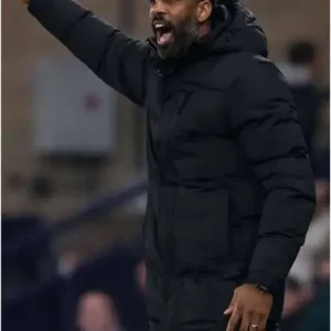 Wilfried Nancy Black Hooded Coat