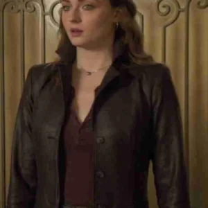 X-Men Dark Phoenix Sophie Turner Leather Coat