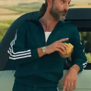 You Me and Tuscany Marco Calvani Track Jacket Front Look