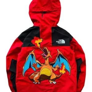 charizard pokemon north face mountain jacket
