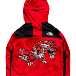 groudon pokemon north face jacket