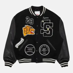 supreme tiger varsity jacket