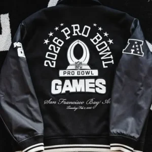 2026 Pro Bowl Game Black Bomber Jacket