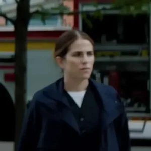 56 Days Karla Souza Blue Jacket