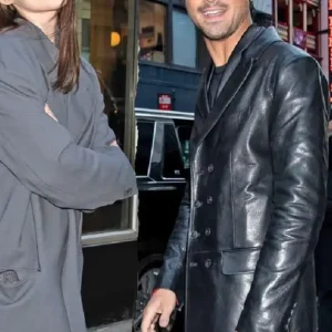 56 Days Premiere Avan Jogia Leather Coat