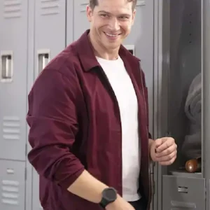 9-1-1 Oliver Stark Burgundy Jacket