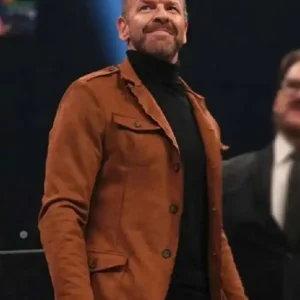 AEW Dynamite Christian Cage Brown Blazer