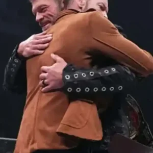 AEW Dynamite Christian Cage Brown Blazer