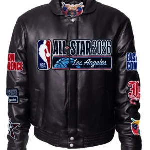 All-Star 2026 Black Leather Jacket
