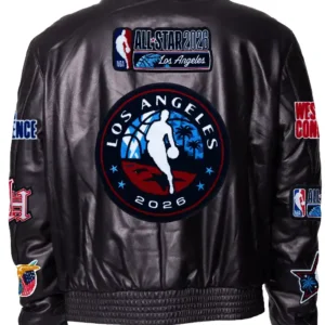 All-Star 2026 Black Leather Jacket