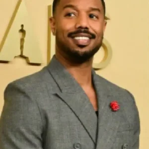 Attended Oscar Nominees Luncheon Grey Blazer