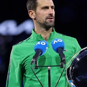 Australian Open Novak Djokovic Green Jacket