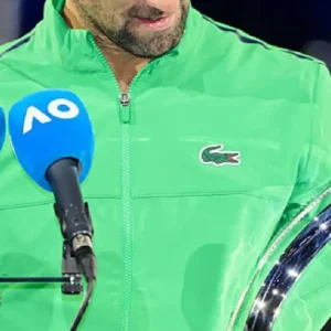 Australian Open Novak Djokovic Green Jacket