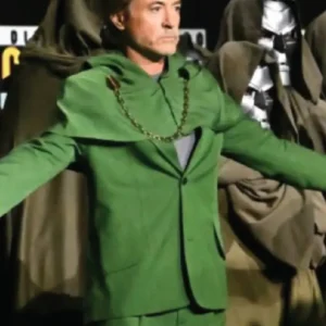 Avengers Doomsday Robert Downey Green Blazer