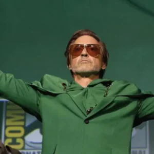 Avengers Doomsday Robert Downey Green Blazer