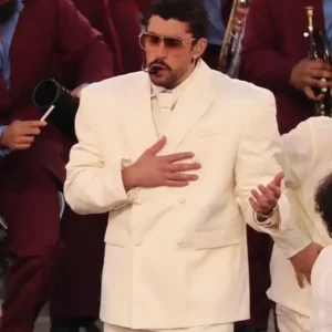 Bad Bunny Super Bowl LX Halftime Show Suit