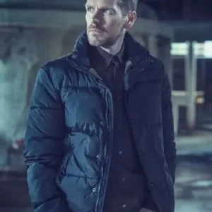 Betrayal Shaun Evans Black Puffer Jacket