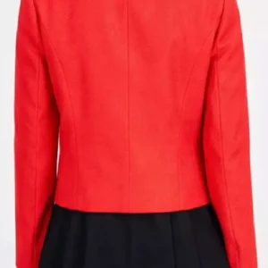 Beyond the Gates Ellie Wang Red Jacket