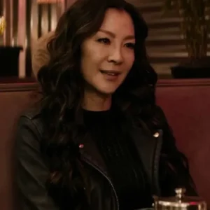 Boss Level Michelle Yeoh Black Leather Jacket