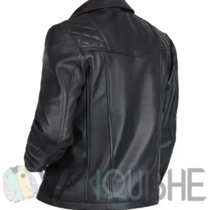 Boss Level Michelle Yeoh Black Leather Jacket