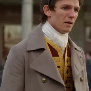 Bridgerton Luke Thompson Grey Coat
