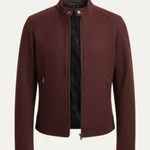 Cold Storage Sosie Bacon Maroon Jacket