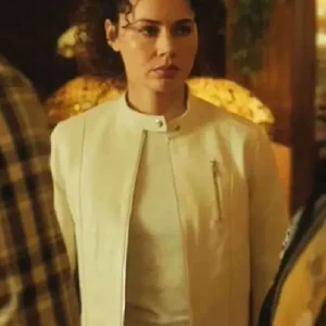 Cross S02 Mercedes de la Zerda White Leather Jacket