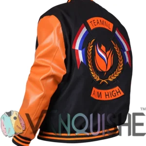Denham Team NL Varsity Jacket Back Look