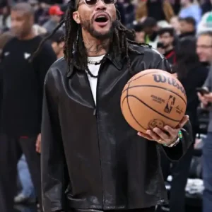 Derrick Rose Retirement Leather Jacket