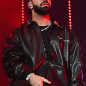 Drake Amici Violente Leather Jacket