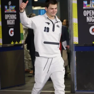 Drake Maye Super Bowl LX Nike Tech Fleece Sweatshirt