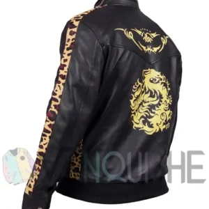 Final Fantasy VII Remake Leslie Kyle Black Leather Jacket