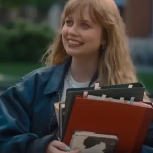 Finding Emily Angourie Rice Blue Jacket