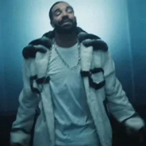 First Person Shooter Drake White Jacket