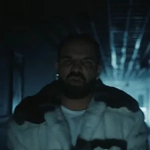 First Person Shooter Drake White Jacket