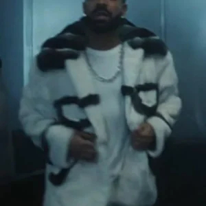 First Person Shooter Drake White Jacket
