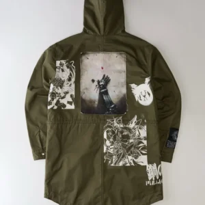Fullmetal Alchemist Patchwork Parkas Jacket