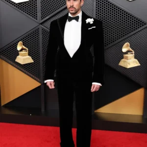 Grammy Award Bad Bunny Velvet Blazer