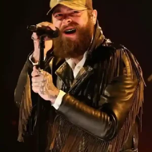 Grammy Awards Post Malone Black Jacket