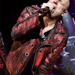 Halloween Music Festival Michael Kiske Leather Jacket