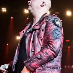 Halloween Music Festival Michael Kiske Leather Jacket